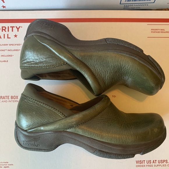 Green Dansko Clogs - Picture 3 of 6